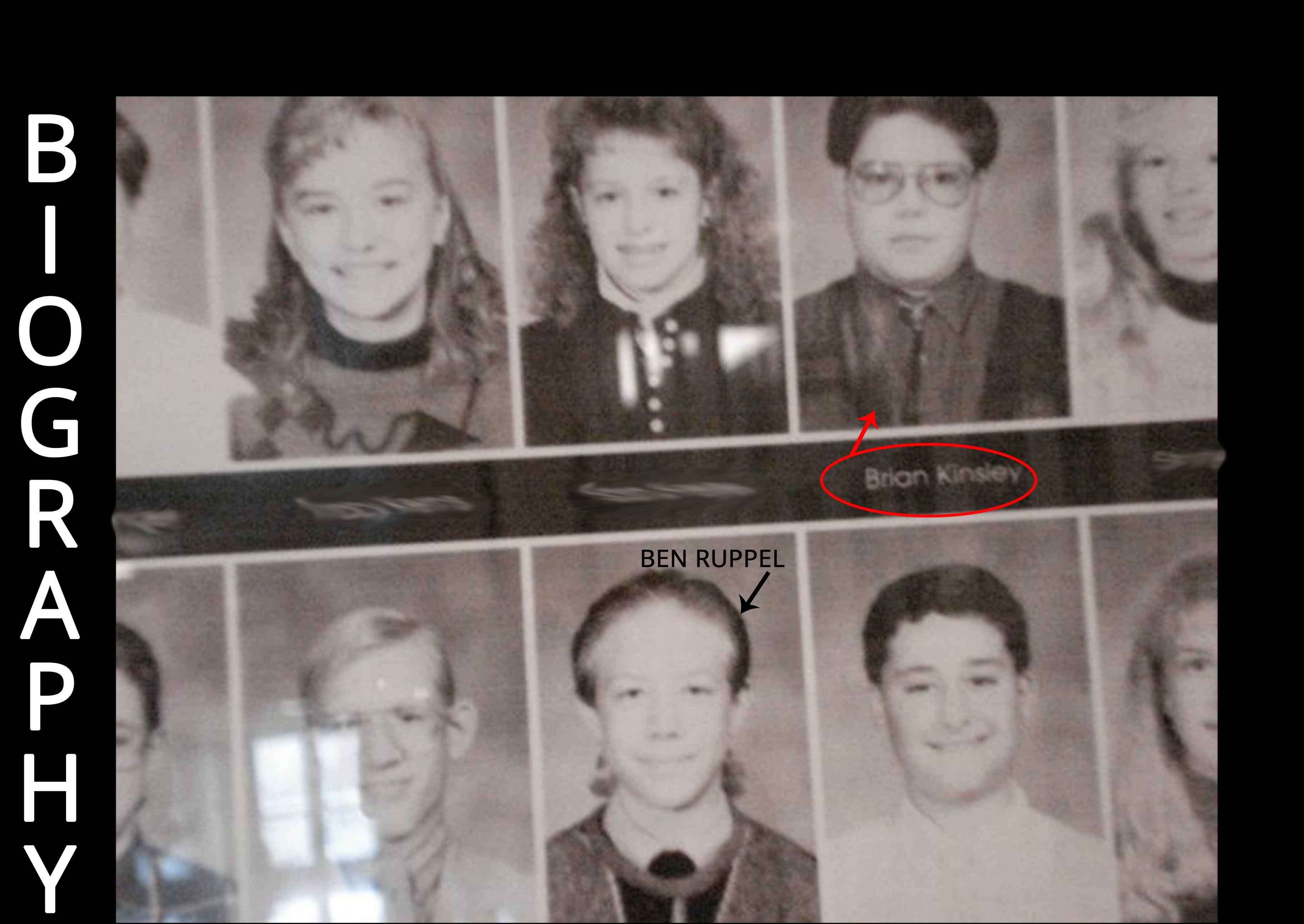 Picture of Brian and Ben from their 5th grade yearbook