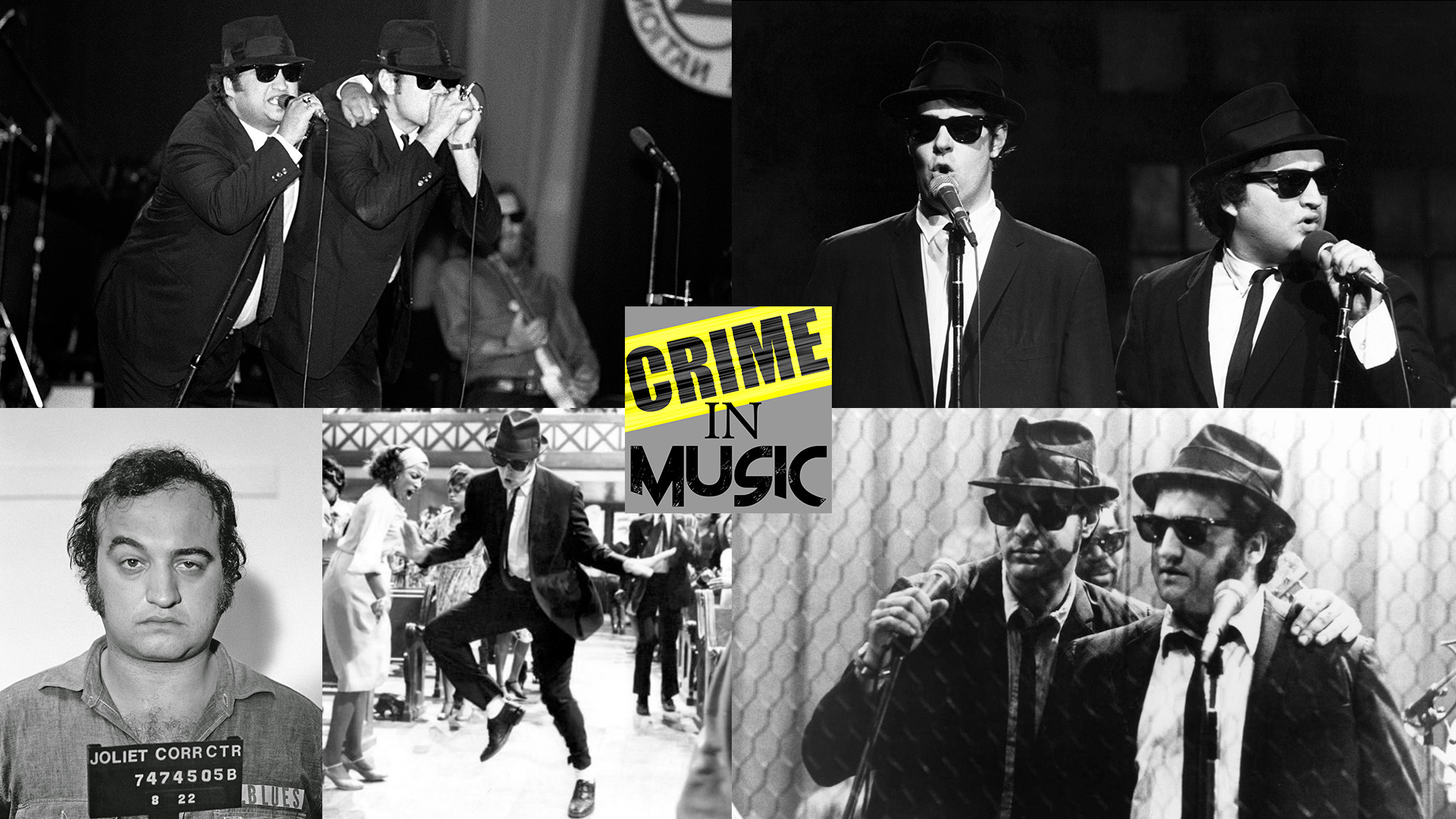 photo collage of the Blues Brothers Band, Musicians, Rhythm and Blues